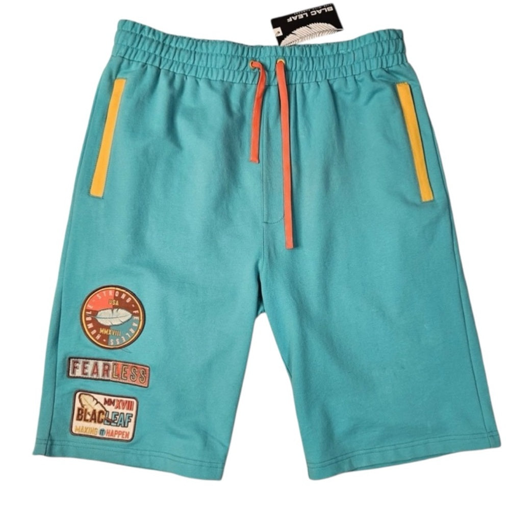 Blac leaf sz large cotton shorts