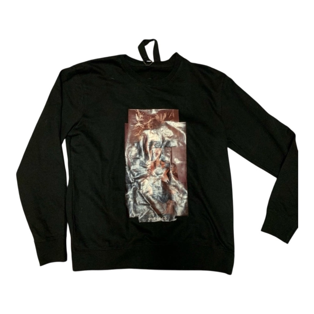 Black Graphic Men's Sweater blessed