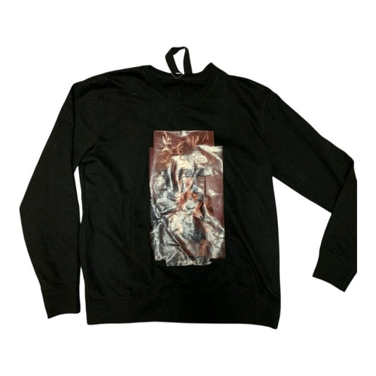Black Graphic Men's Sweater blessed
