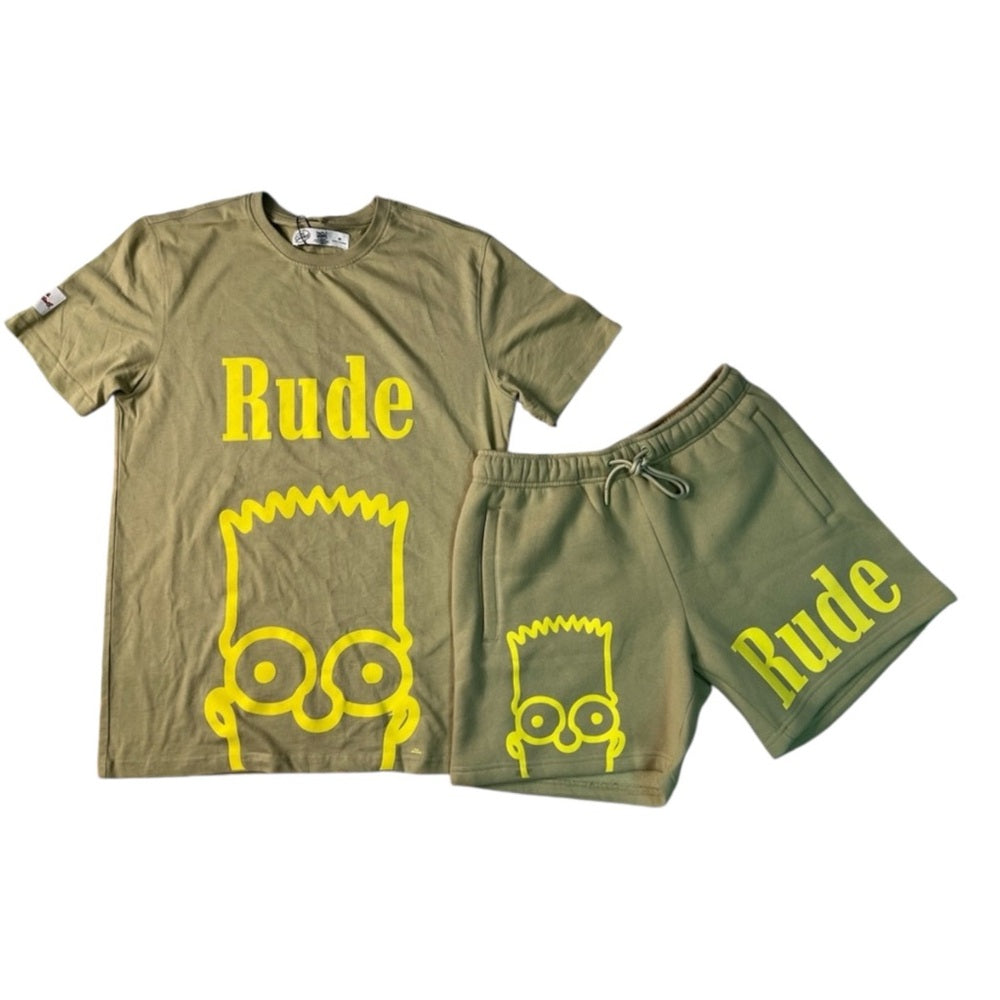 Bart Simpson Rude 2 piece Sz various