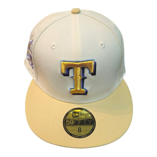 Texas Rangers fitted cap sz &