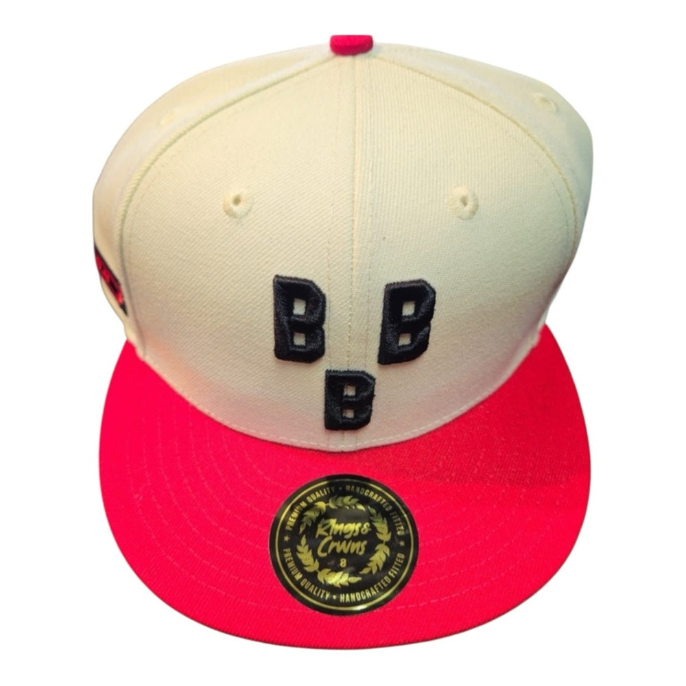 Black Barons sz 8 Fitted Cap