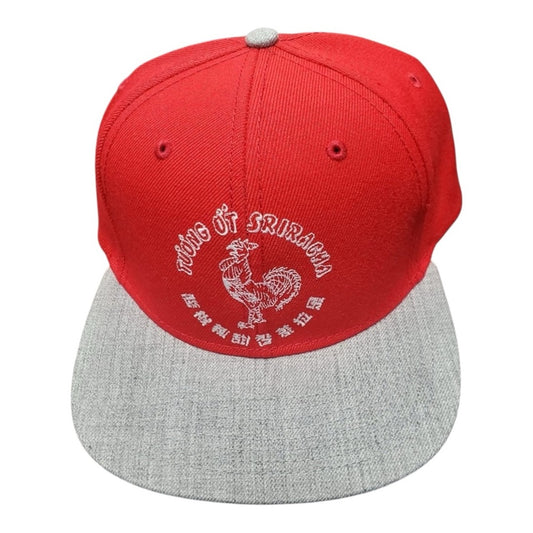 Red gray SnapBack one size fits all