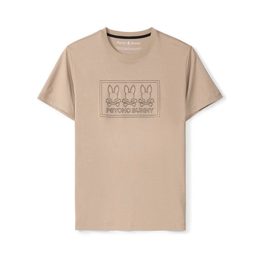 Sz 4Xl PSYCHO BUNNY MEN'S STONE TACOMA GRAPHIC T-SHIRT