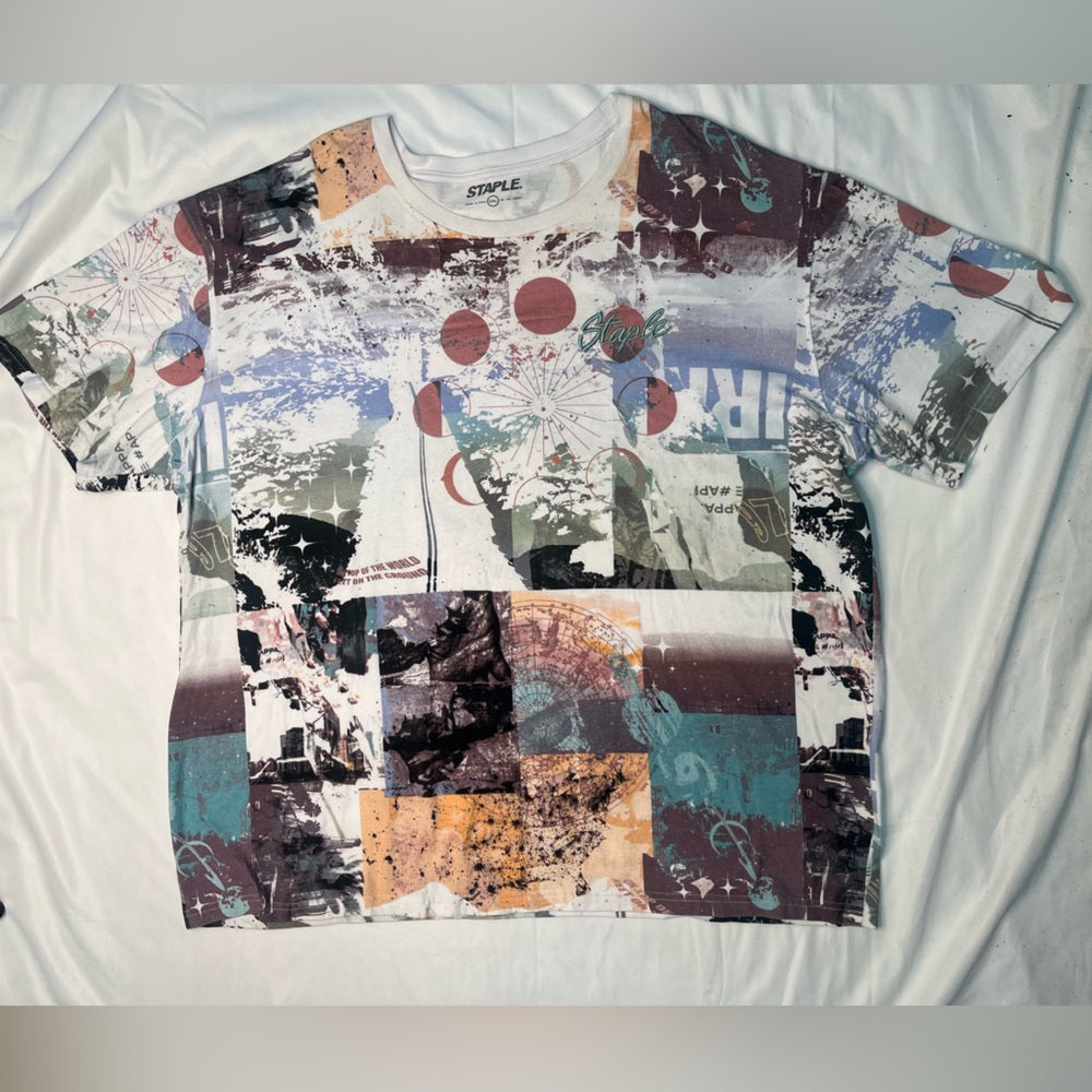Staple Multicolor Graphic Tee sz 3xl