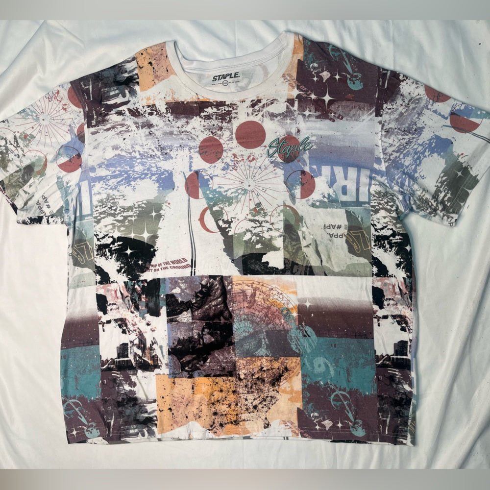 Staple Multicolor Graphic Tee sz 3xl