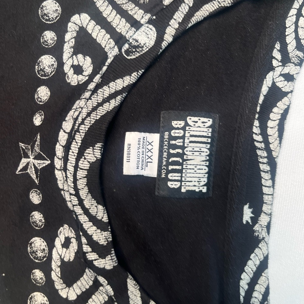 Billionaire Boys Club Black and White Graphic Tee