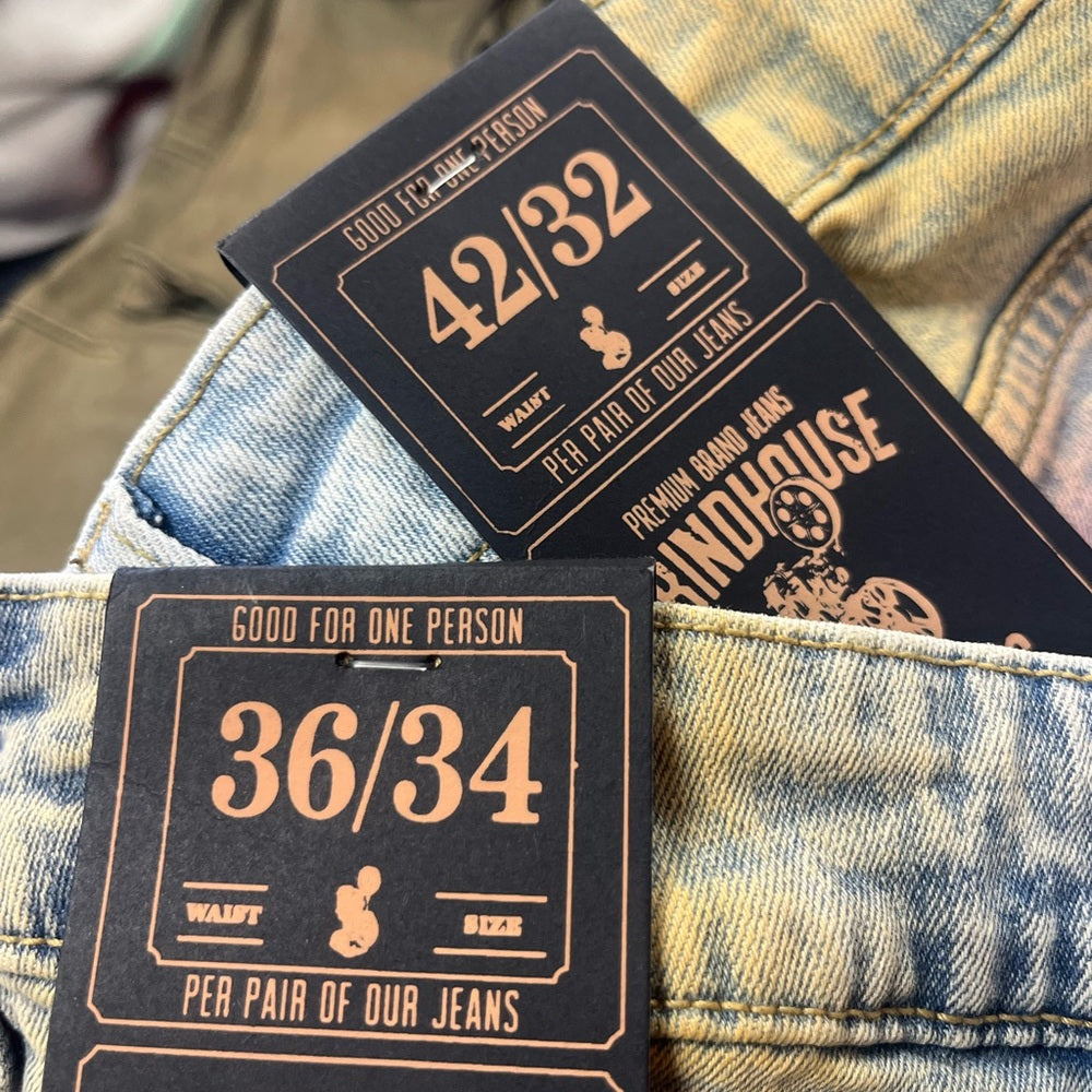 Sz Various Distressed Multicolor Jeans
