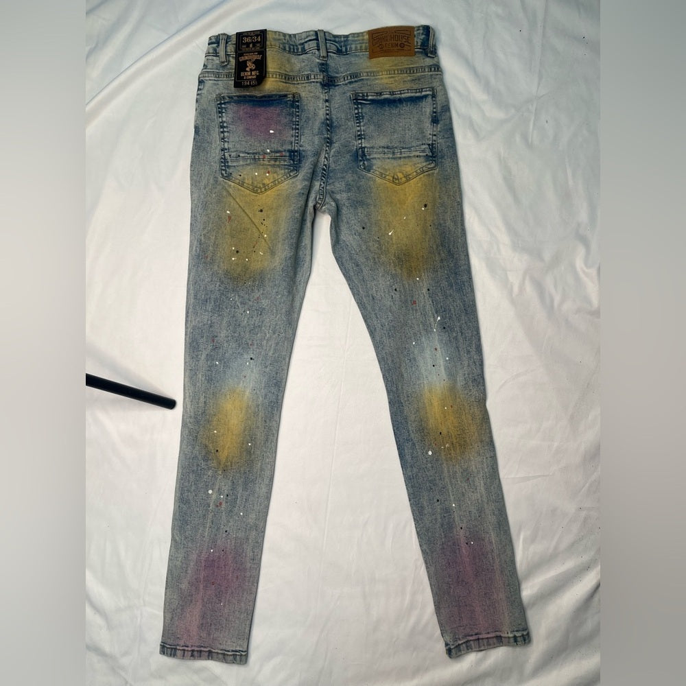 Sz Various Distressed Multicolor Jeans