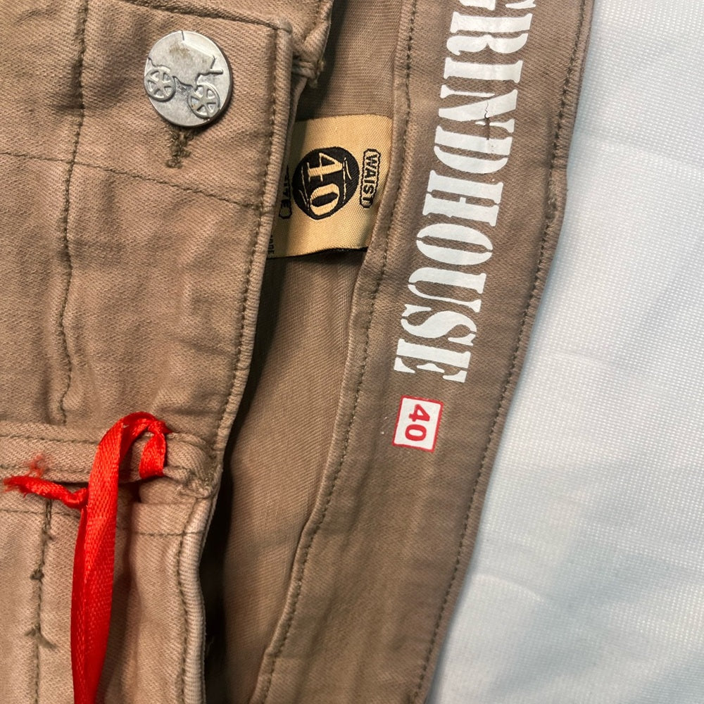 Brown Utility Sz 40 Men's pocket Cargo style Jeans