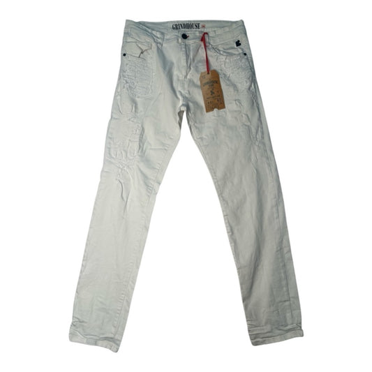 Sz various White Distressed Men Jeans