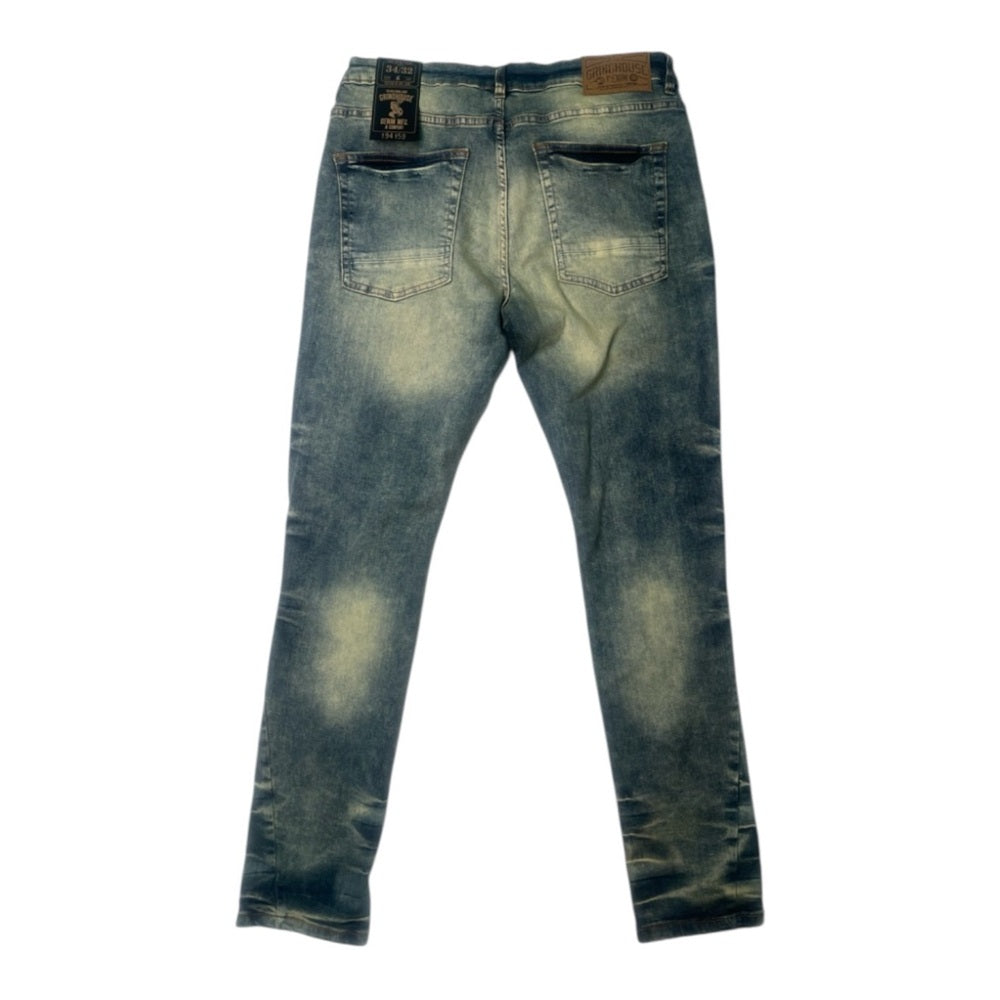 Distressed Blue Jeans for Men