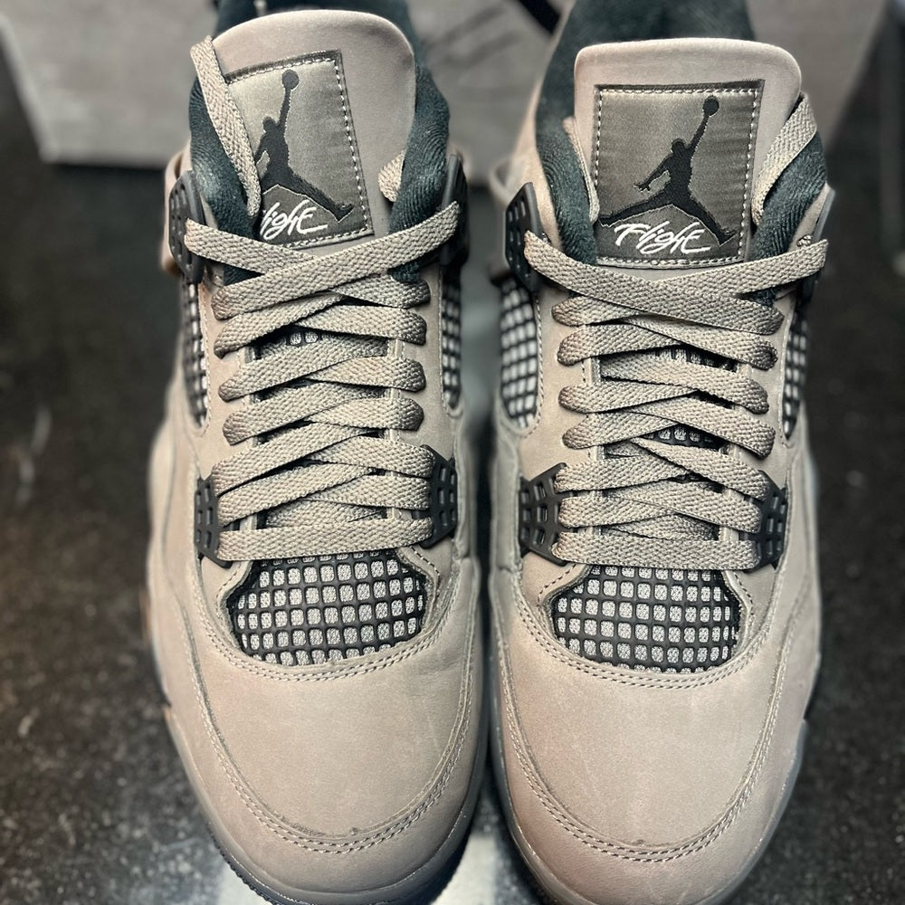 Sz 10 Jordan 4 Retro "Cave Stone and Black" Men's Shoe