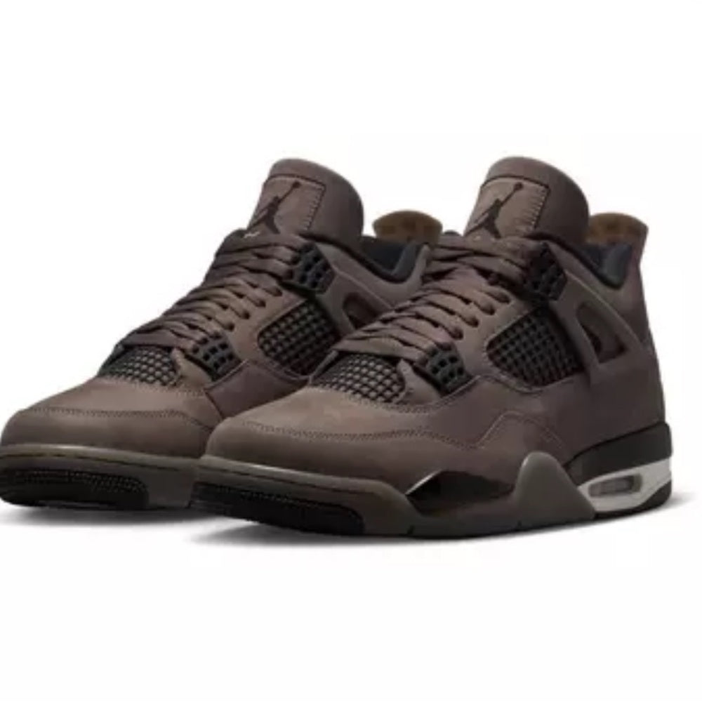 Sz 10 Jordan 4 Retro "Cave Stone and Black" Men's Shoe