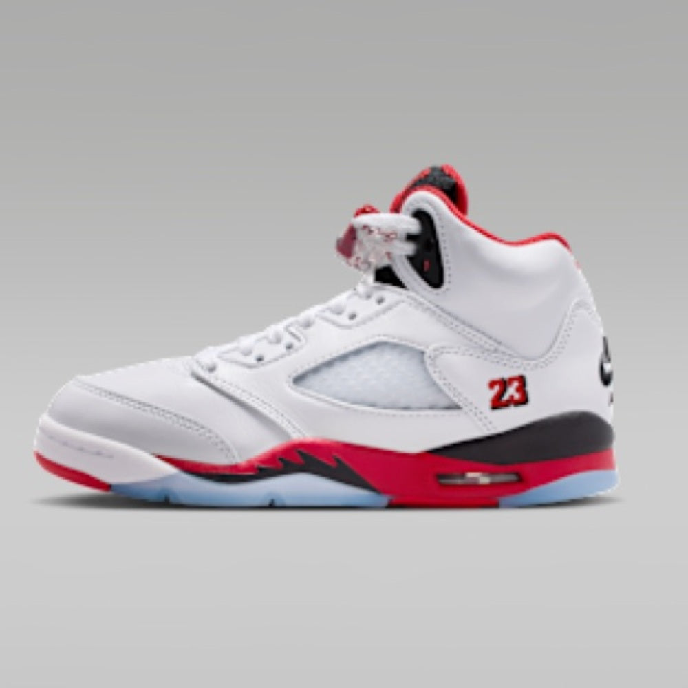 Sz Various Air Jordan 5 Retro "Fire Red Black Tongue"