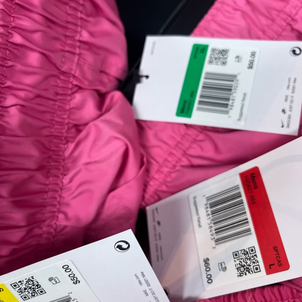 Nike Men's Club Woven Flow Shorts in Bright Pink