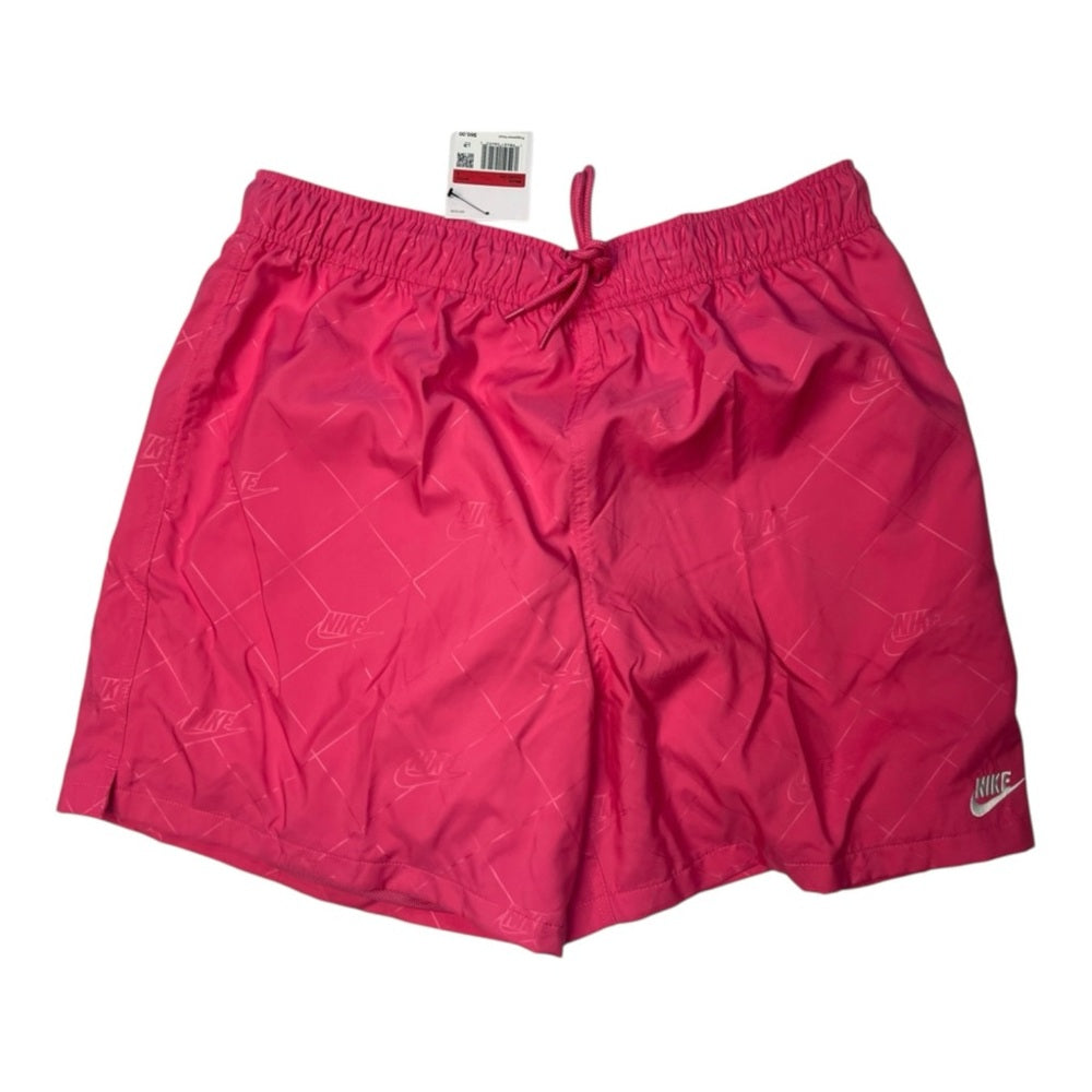 Nike Men's Club Woven Flow Shorts in Bright Pink