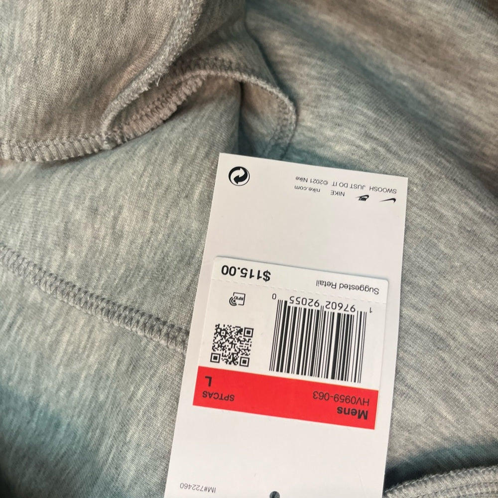 Nike Men's Tech Fleece Joggers in Heather Gray