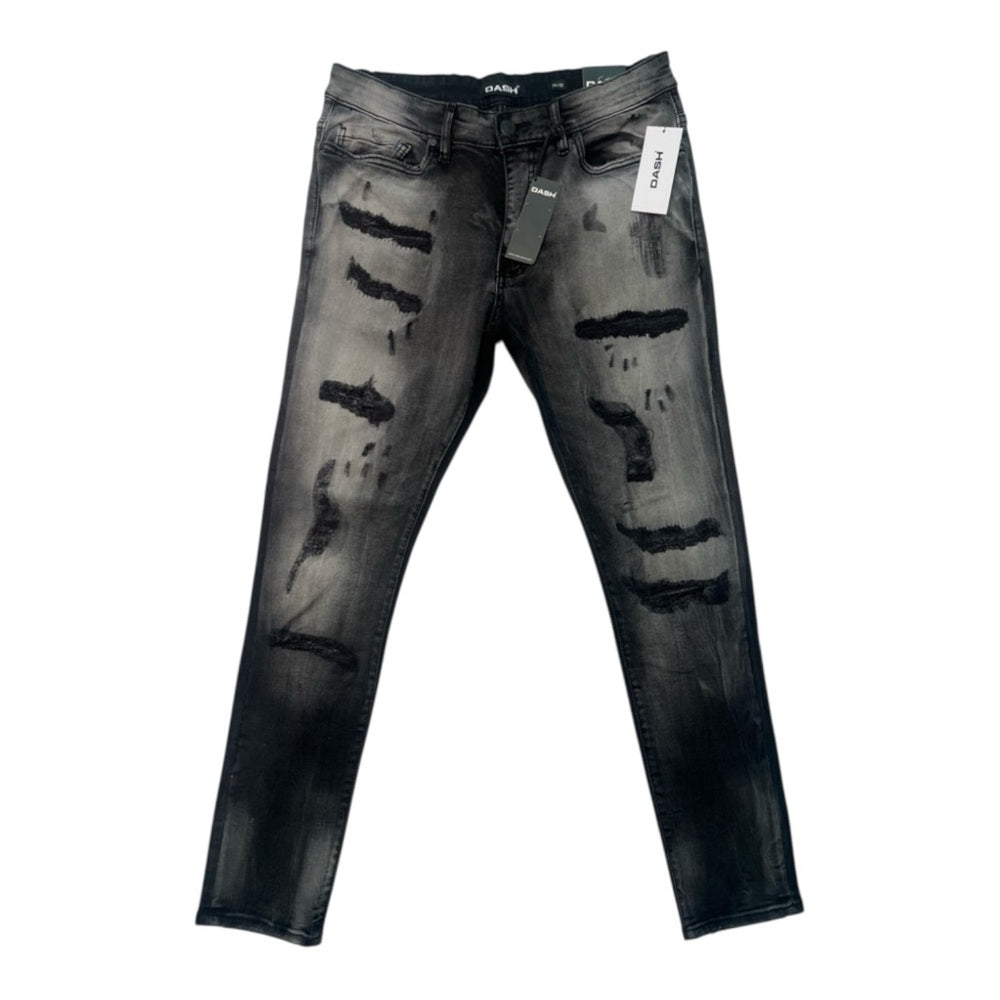 Men's Black Distressed Jeans for an Edgy Look