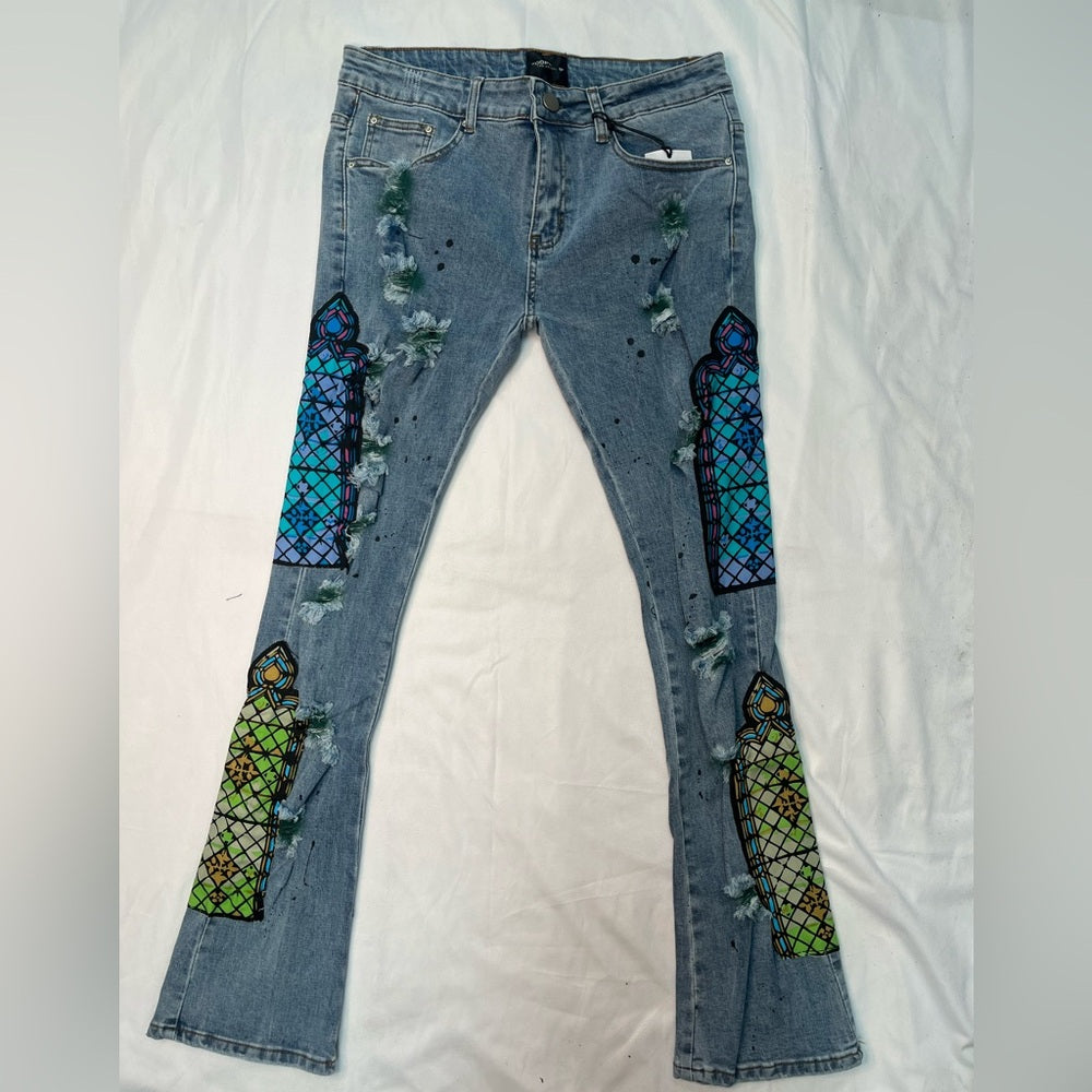 508 Temple Stack Jeans - Mid Wash