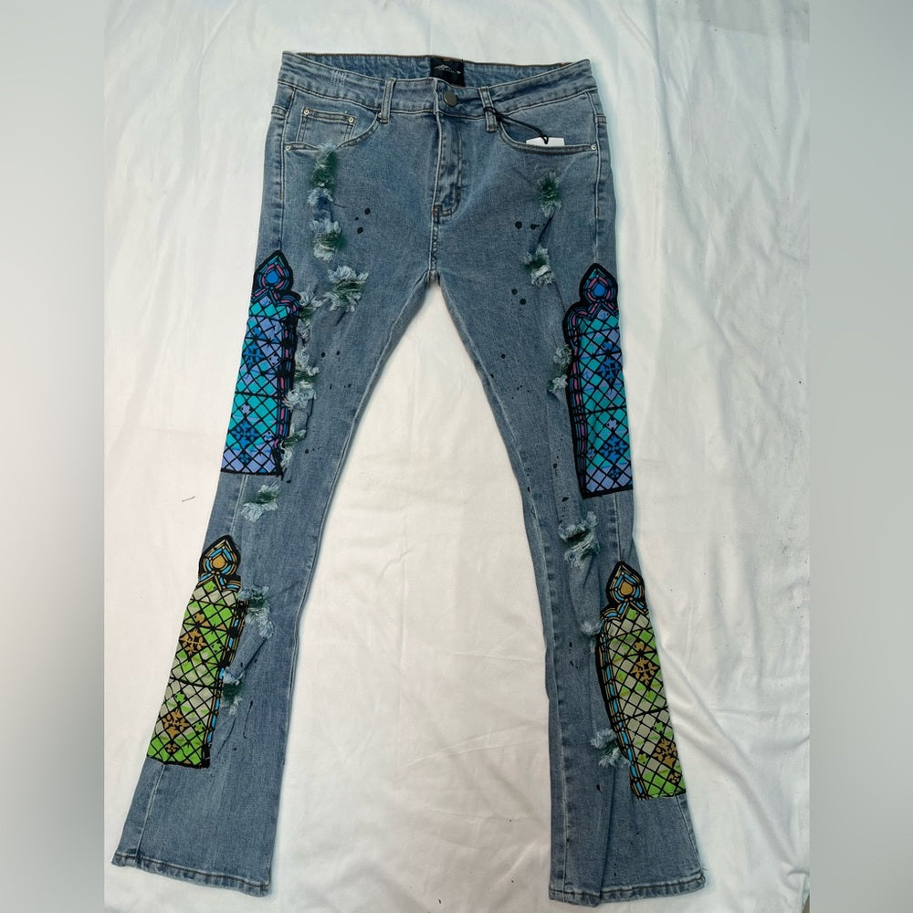 508 Temple Stack Jeans - Mid Wash