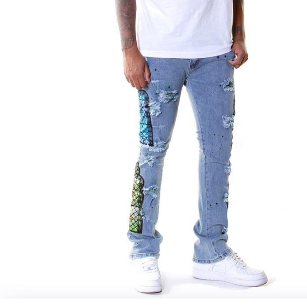 508 Temple Stack Jeans - Mid Wash