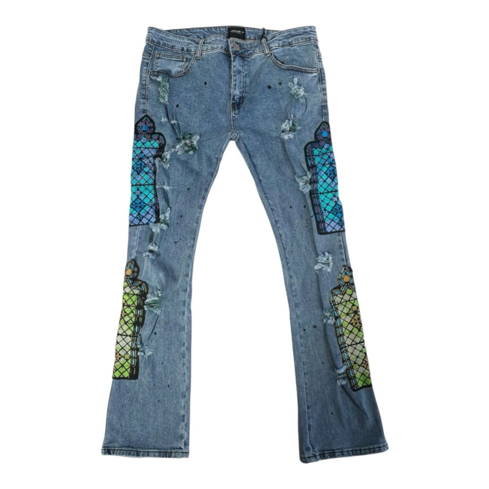 508 Temple Stack Jeans - Mid Wash