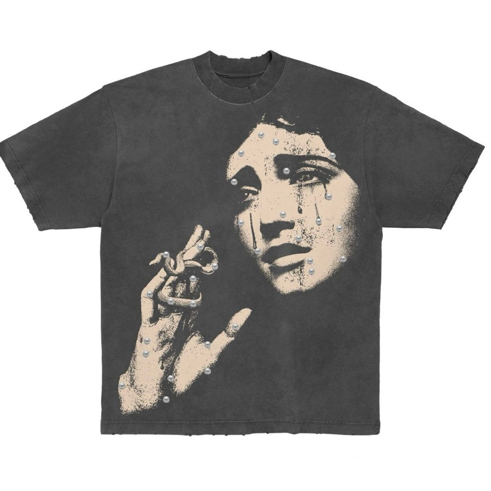 Artistic Face Design Graphic Tee