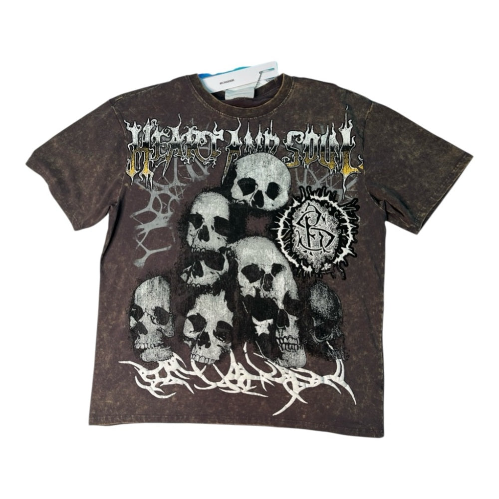 Smoke Rise Men's Dystopia Skulls Tee - Pavement