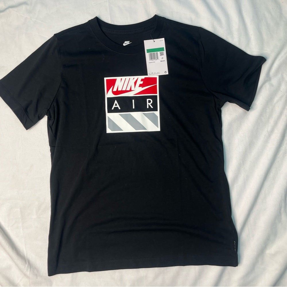 Nike Air Black T-Shirt for Big Kids