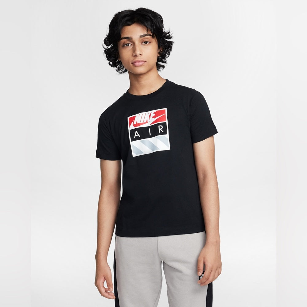 Nike Air Black T-Shirt for Big Kids