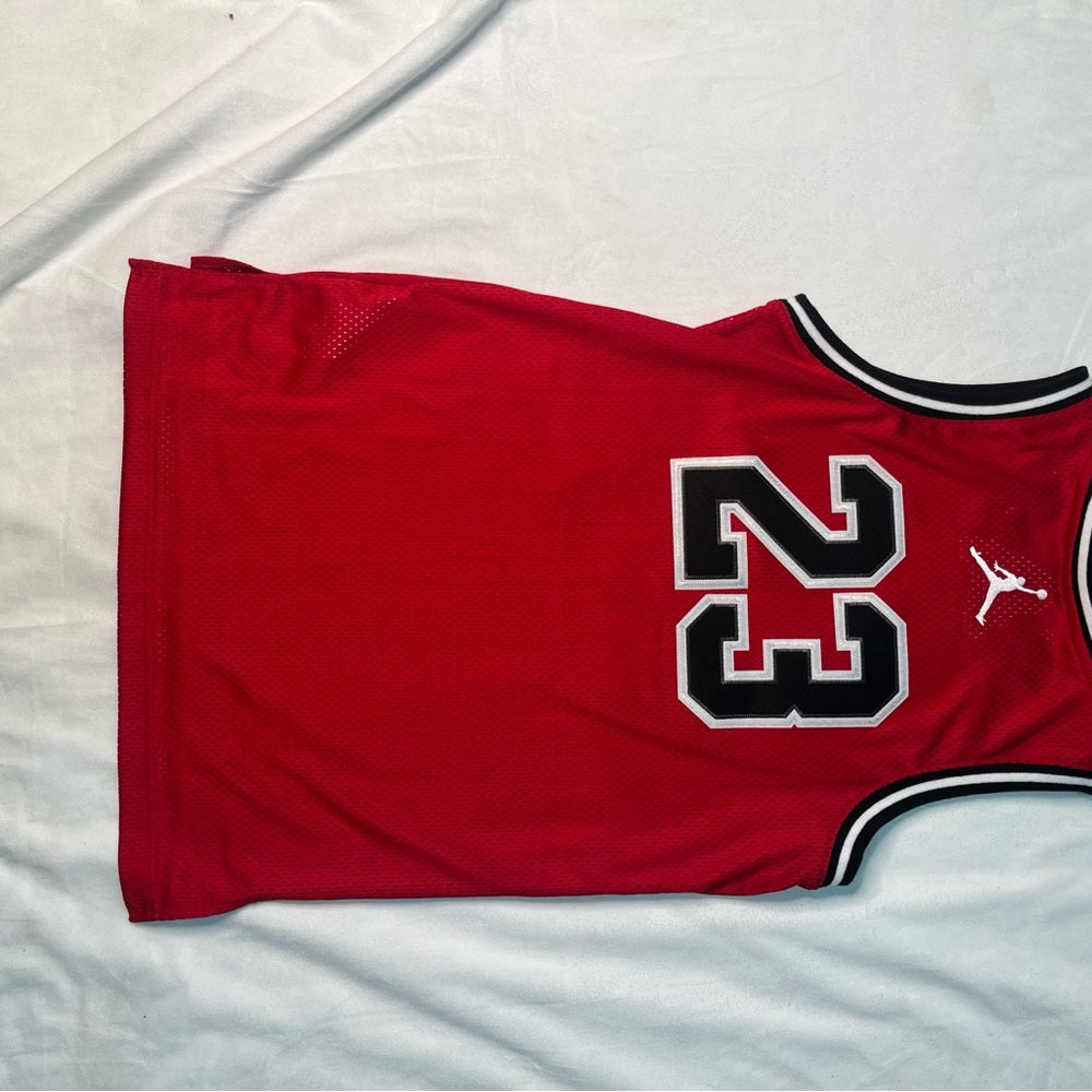 Jordan 23 Gym Red Boys' Jersey with Iconic Branding
