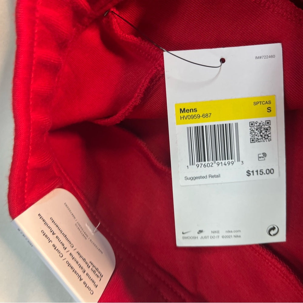 Sz Various Nike Sportswear Tech Fleece Pants University Red Mens Size CU4495 657